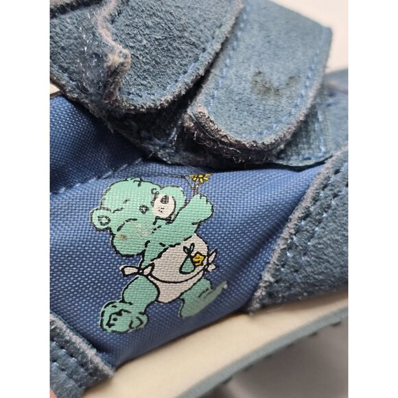 Care Bears VTG Bedtime Buster Blue Shoes Childs Size 3M 1980's Read Info - Picture 7 of 16